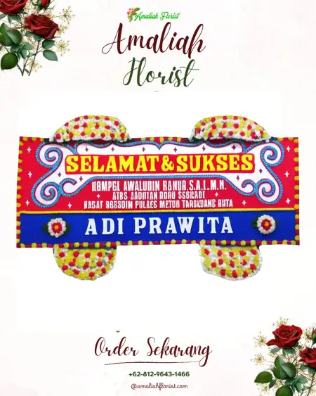 Papan Bunga Ucapan Selamat Alas Rejo